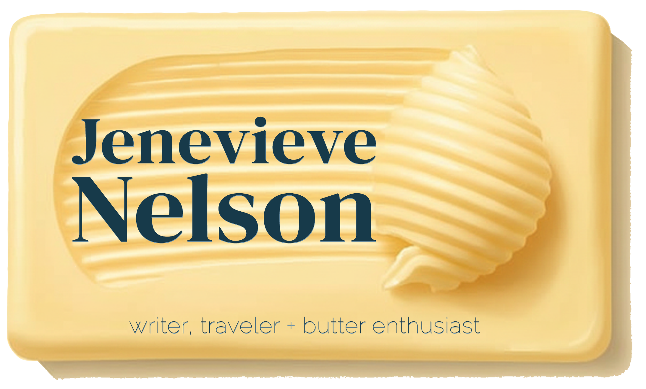 jenevieve nelson website butter logo
